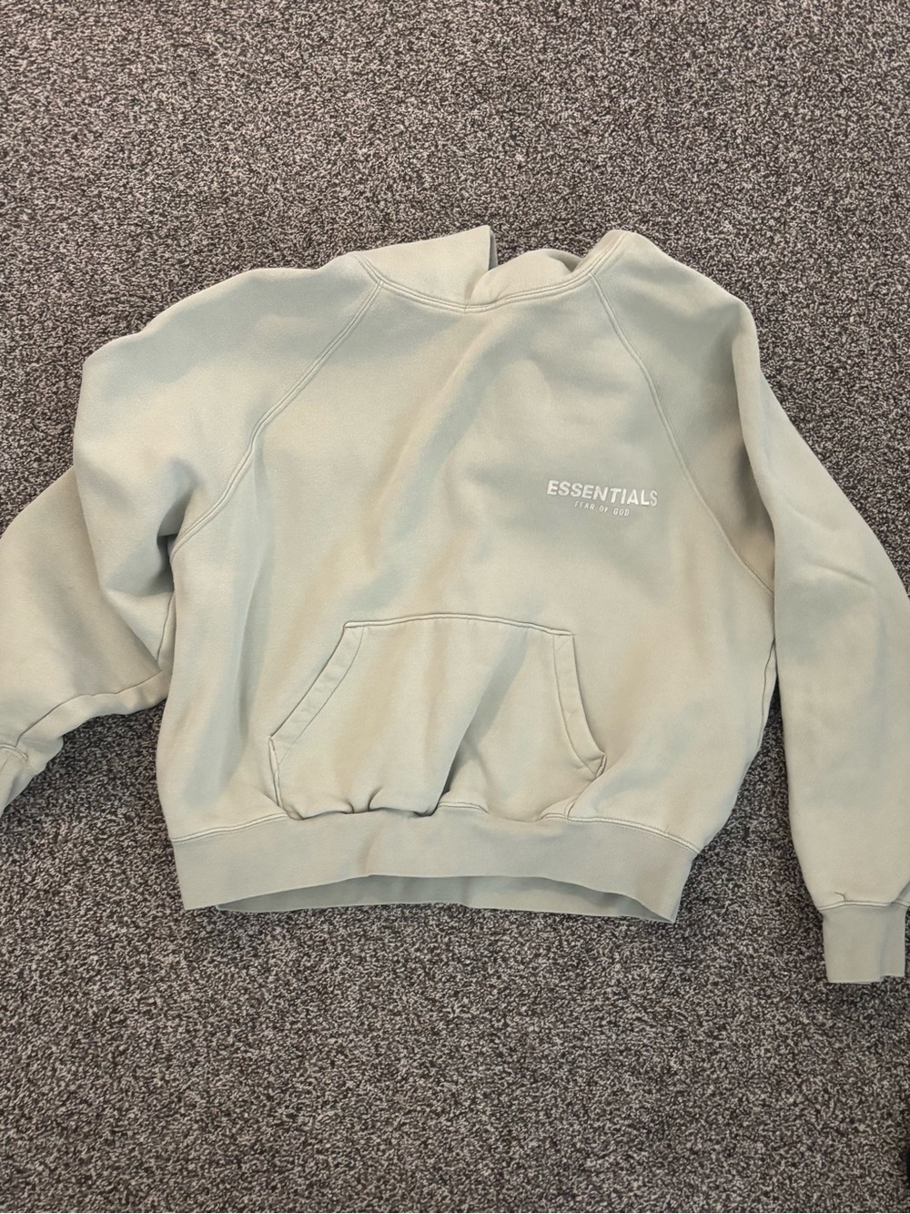 Fear of God Essentials Light Sage hoodie Small